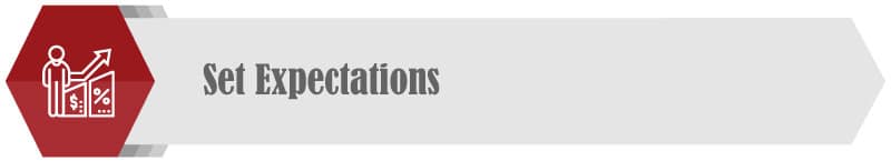 Manage expectations to retain staff members.