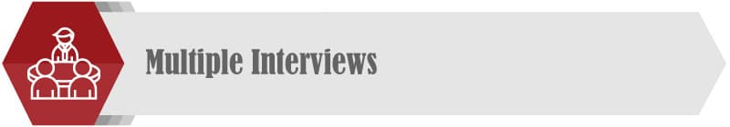 Conduct multiple interviews when seeking a business coach.