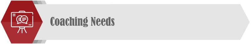 Consider where you need guidance when seeking a business coach.