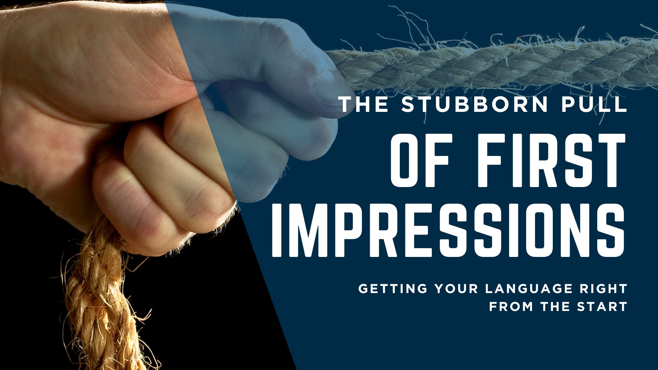 The Stubborn Pull of First Impressions and how to fix them