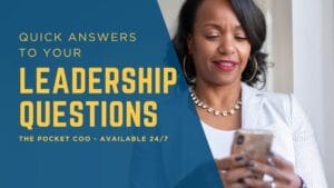The Pocket COO - Get instant leadership answers from Marc A. Pitman's AI tool trained on 25+ years of executive coaching. Three modes for quick decisions, strategic thinking, or new leader support.