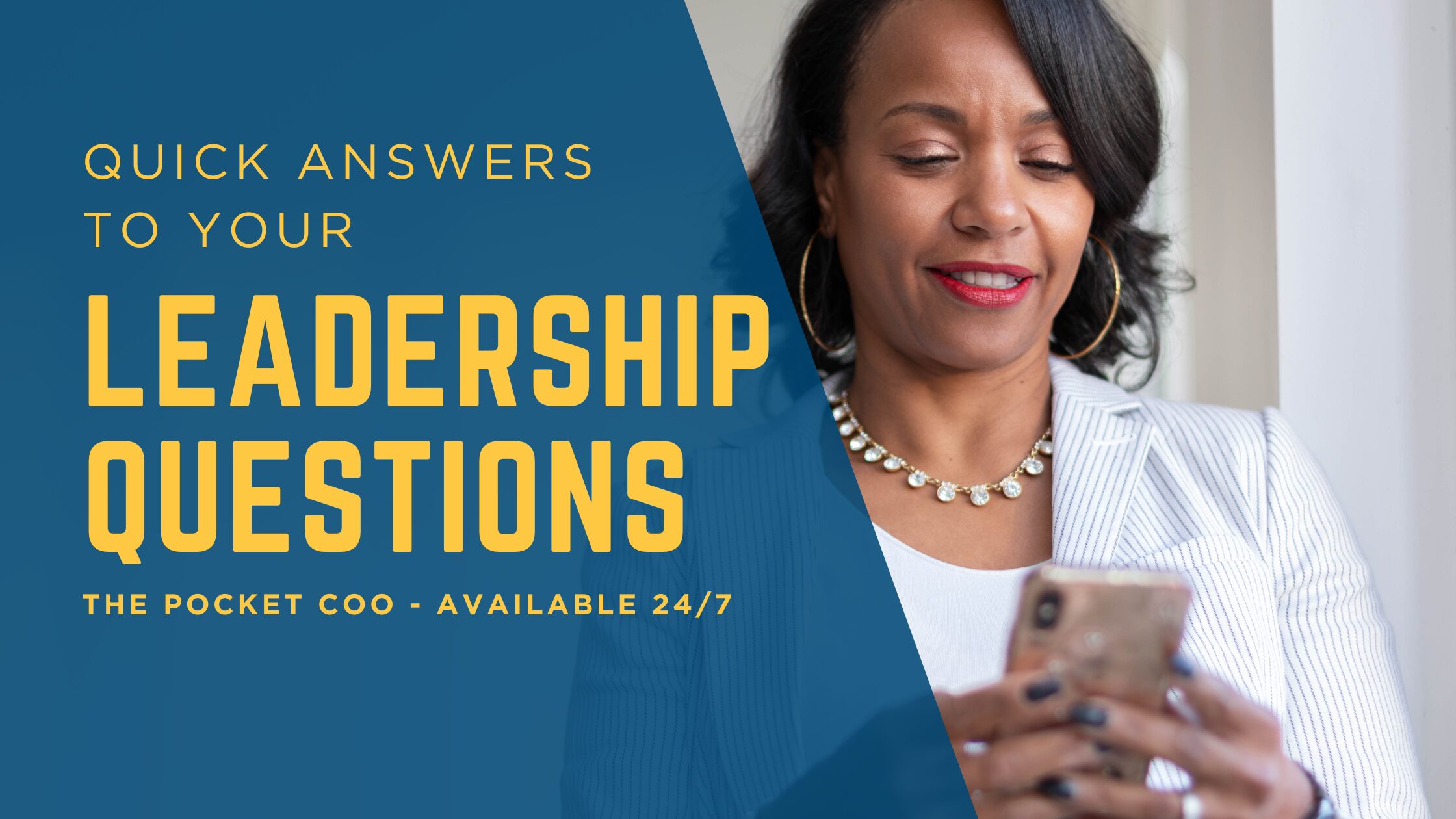 The Pocket COO - Get instant leadership answers from Marc A. Pitman's AI tool trained on 25+ years of executive coaching. Three modes for quick decisions, strategic thinking, or new leader support.
