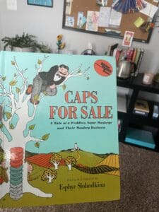 cover of the children's book Caps for Sale