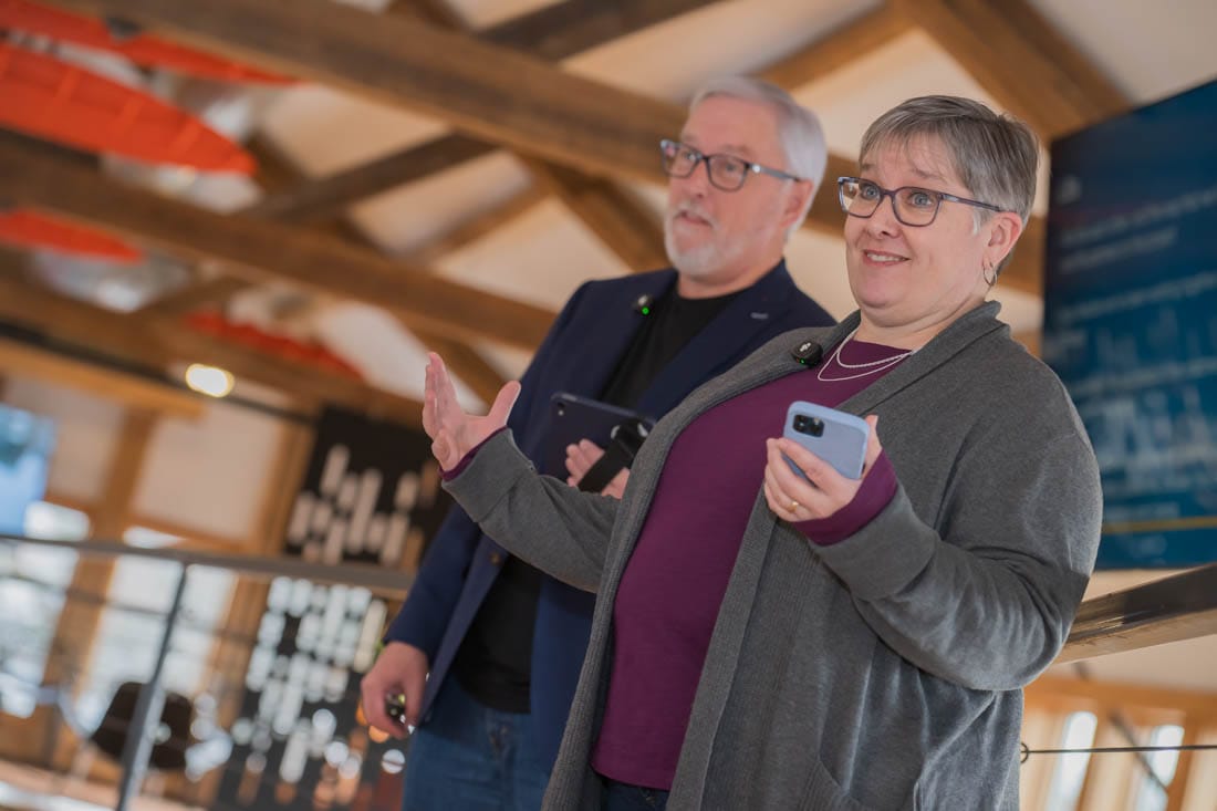 Marc A. Pitman, CSP and Emily J. Pitman, ACC speaking to business leaders